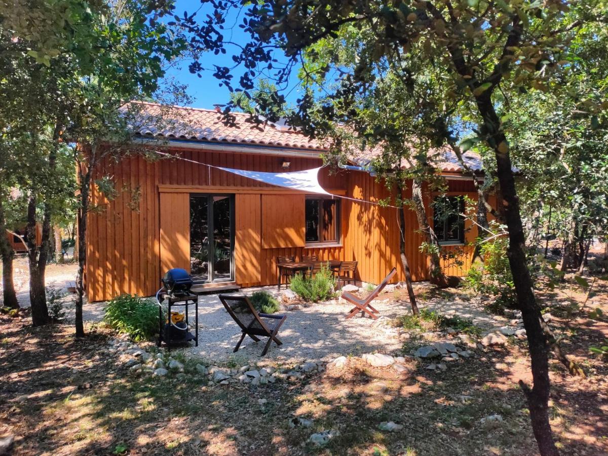 Gite Et Cabane Ecologiques 1000 Pailles Labastide-de-Virac Buitenkant foto