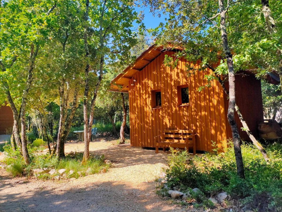 Gite Et Cabane Ecologiques 1000 Pailles Labastide-de-Virac Buitenkant foto