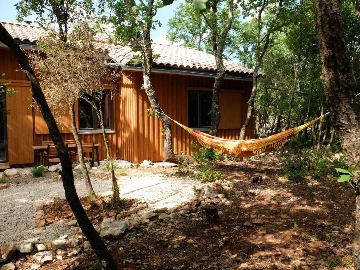 Gite Et Cabane Ecologiques 1000 Pailles Labastide-de-Virac Buitenkant foto